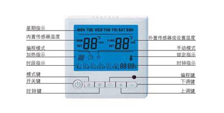 AB8004電地暖數(shù)字溫控器(圖2) AB8004電地暖數(shù)字溫控器(圖2)